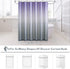 KGORGE Bath Shower Curtain Waterproof - Farmhouse Shower Curtains Liner Bathroom Privacy Morden Room Decor Office Hooks Included, 72 Wide x 72 Lon...