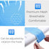 Baby Bath Seat Infant Bathing Support Mat with Five Safety Support Corner Adjustable Antiskid Bath Net Cushion Universal Baby Shower Net Pad Comfo...