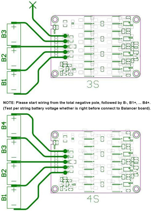 3S 4S 12V 5A Battery Active Equalizer BMS Balancer Lipo Li-ion LFP LiFePO4 Lithium Battery Balance Active Energy Transfer Equalization Module Fast...