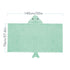 ROMASA Toddler Hooded Bath Towel Ultra Soft Towel Highly Absorbent Bathrobe Blanket for Boys Girls- 27.5" x 55"(Green Shark-Shape)...
