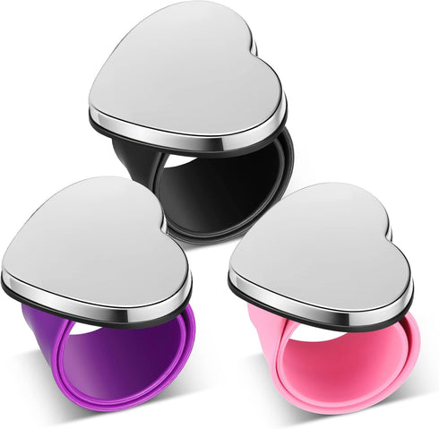 Jexine 3 Pcs Magnetic Pin Holder Magnetic Wristband for Hair Stylist Wrist Sewing Pincushion Hair Clips Collector Bobby Pin Magnet Holder for Brai...