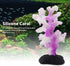 HEEPDD Simulation Aquarium Coral Anemone Silicone Luminous Bionic Plants Fish Tank Landscaping Supplies Aquarium Ornament(Purple)...