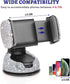 Dashboard Phone Holder Bling Phone Mount for Car,Car phone holder Mount with One More Air Vent Base,Phone Holder Car Accessories,Universal Car Pho...