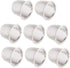 Luxshiny 8Pcs Teapot Tea Strainer Insert Stainless Steel Tea Filter Metal Mesh Infuser Loose Tea Leaves Strainer Replacement for Tea Pot Tea Kettl...