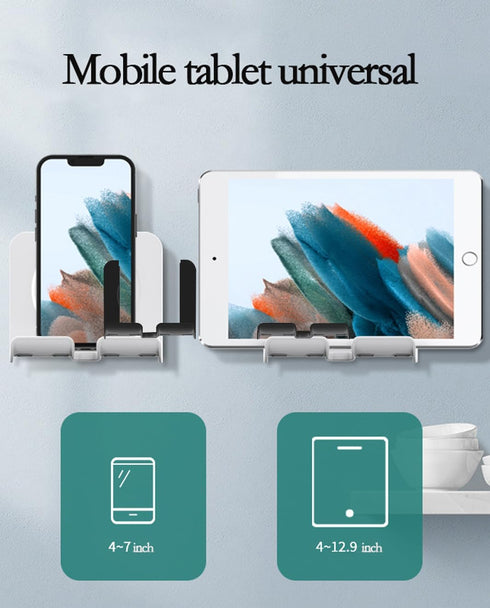 Shower Phone Holder Upgraded Adjustable Tablet Wall Mount Phone Holder, for Kitchen Bathroom Dorm Bedroom, Compatible with iPhone Series and Other...