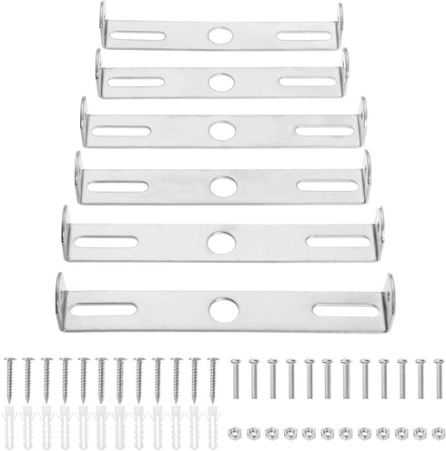 4.1-4.7 Inch Light Fixture Mounting Bracket Square Kit Ceiling Light Plate Wall Mounting Bracket Crossbar for Chandelier Outdoor Lighting Pack of ...
