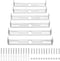 4.1-4.7 Inch Light Fixture Mounting Bracket Square Kit Ceiling Light Plate Wall Mounting Bracket Crossbar for Chandelier Outdoor Lighting Pack of ...