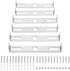 4.1-4.7 Inch Light Fixture Mounting Bracket Square Kit Ceiling Light Plate Wall Mounting Bracket Crossbar for Chandelier Outdoor Lighting Pack of ...