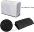 Luxja Dust Cover for Sewing Machine, Sewing Machine Cover with Pockets for Extra Accessories (Compatible with Brother and Singer), Black (Quilted ...