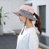 Ponytail Sun Bucket Hat for Women Men Wide Brim UPF 50+ Fishing & Beach Hats...