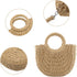 CHIC DIARY Small Summer Beach Straw Bag for Women Crossbody Top Handle Shoulder Handbag Mini Handwoven Rattan Clutch Purse...