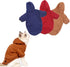 Pack of 3 Dog Hoodies Warm Dog Clothes Sweaters with Hat Stretchy Dog Clothes Soft Pet Winter Clothes Knitwear Dog Sweater Warm Hoodies Simple Dog...