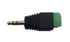 CERRXIAN 3.5mm 3 Pole Stereo Audio Video Male to 3 Screw Terminal Female Double Track Headphone Replacement Solderless Balum Converter Adapter (2-...