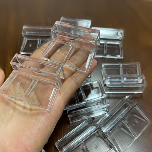 16pcs Aquarium Fish Tank Glass Cover Clip Support Holder,Clear Color Acrylic Fish Tanks Glass Cover Clip for Rimless Aquariums(6mm)...