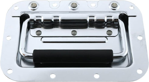 E-outstanding Spring Loaded Recessed Handle Flight Case Recessed Spring Loaded Pull Handle with White Hand Shank Furniture Hardware Accessories...