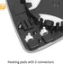 X AUTOHAUX Passenger Right Side Mirror Glass Replacement Heated with Backing Plate for Volkswagen Golf MK7, for Volkswagen Jetta 2019-2021, for Vo...