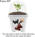 10 Pcs White Plant Nursery Pots with Clear Humidity Dome- 4 inch Plastic Gardening Pot Plant Container- Seed Starting Pot with Drain Holes for See...