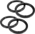 GLEAVI 2 Pairs Plastic Horn Gasket Abs Speaker Spacers Plastic Washers Auto Speaker Adapter Ring Speakers for Vehicles Speaker Spacers Doss Speake...