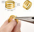 KUUQA Jewelry Making Kit Jewelry Findings Starter Kit Jewelry Beading Making and Repair Tools Kit...