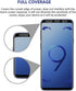 Galaxy S9 Plus Screen Protector Privacy 2-Way Anti Spy (2 Pack) Curve Fit Soft Film (NOT Tempered Glass) for Samsung S9+ with 1-Pack Back Skin Pro...