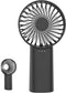 Portable Handheld Fan,3 Speeds Powerful Personal Fan with Flashlight, USB Rechargeable 2400mAh Battery Operated Fan for 3-15 hours, Mini Pocket Fa...