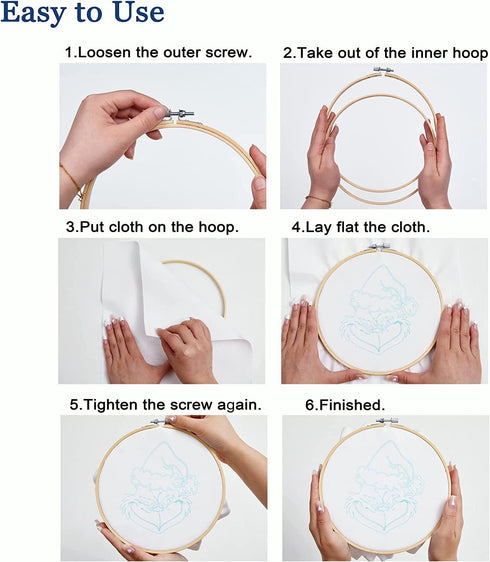Adult Children Beginners DIY Hand Embroidery Decoration Hanging Picture Bicycle......