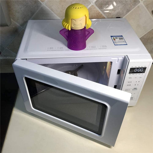 ACZURXLY Angry Mama Microwave Cleaner, Oven Steam Cleaner Disinfectant With Vinegar & Water for Kitchen, Funny Easily to Clean Crud in Minutes Use...