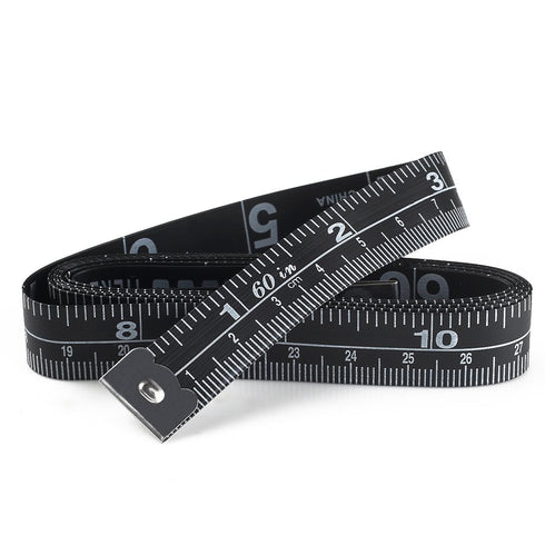 WIN TAPE Set of 3 Soft Tape Measure, Black Color Sewing Tape Measure, Measuring Tape for Body and Cloth (152cm / 60'')...