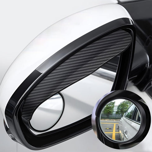 1797 Blind Spot Mirrors 2 Pack Side Mirror Rain Guard for Car Rear View Round Adjustable Convex Carbon Fiber Exterior Accessories Reverse Change L...