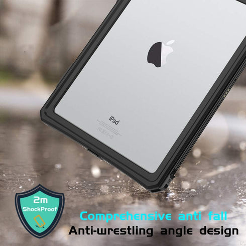 iPad Mini 6 Case Waterproof for iPad Mini 6th Generation with Built-in Screen Protector Pencil Holder, Full Body Rugged Shockproof Dropproof Prote...