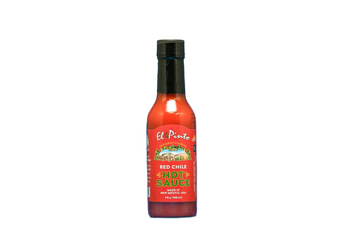 El Pinto Red Chile Hot Sauce 5 Ounce Pack of 1...