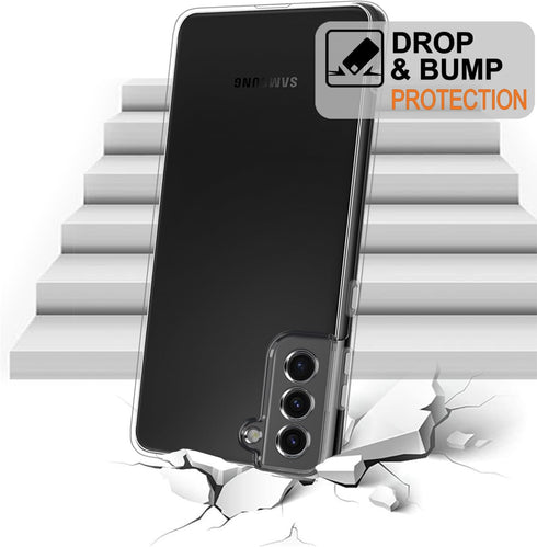 TENOC Phone Case for Samsung Galaxy S21+ Plus 5G, Clear Case Non-Yellowing Protective Bumper Hard Back Cover...