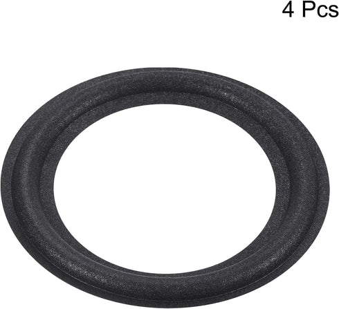 MECCANIXITY Rubber Speaker Foam Edge Surround Rings 4.5 Inch 76mm x 116mm Perforated Subwoofer Rings Replacement Parts for Speaker Repair or DIY B...