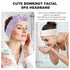 Spa Headband – 3 Pack Bow Hair Bands Women Facial Makeup Headbands Soft Coral Fleece Elastic Head Wraps for Bathing Shower Skincare Washing Face (...