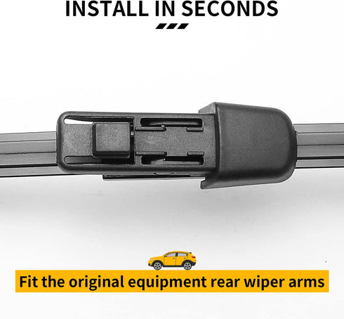 Rear Wiper Blade, HOSONIC 15G Rear Windshield Wiper Blade,15 inch blade fit for Ford Edge, Original Equipment Replacement, All-season Rear Blades ...