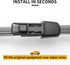 Rear Wiper Blade, HOSONIC 15G Rear Windshield Wiper Blade,15 inch blade fit for Ford Edge, Original Equipment Replacement, All-season Rear Blades ...