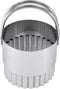 R&M International Stainless Steel 2" Round Fluted Biscuit Cutter with Handle, 1-Piece...