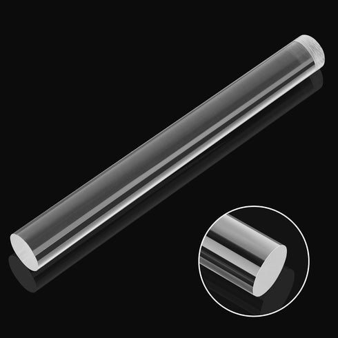 AUGSUN 1pcs Acrylic Clay Roller Acrylic Round Tube Roller Rolling Clay Bar Clear Clay Art Craft DIY Polymer Clay Tool...