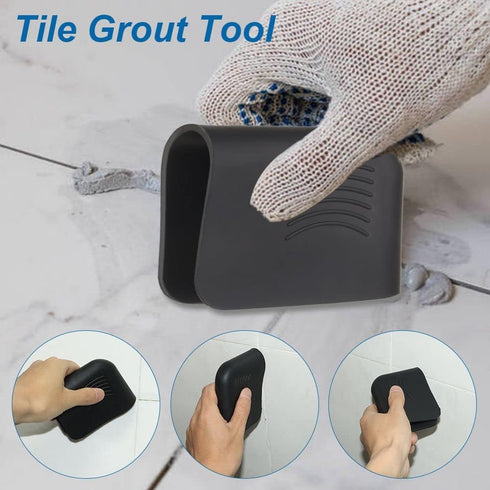 2 Pack Caulking Finisher Grout Scraper Polyurethane Hand Caulk Tool Sealant Finishing Tool Tile Grout Kit Accessories...