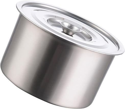 Stainless Steel Soup Pot, Stock Pot Sauce Pot Induction Pot With Lid, Healthy Multifunctional Odorless Pot Seasoning Container for Cooking (Small ...