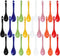 3 sets of 8 Color Porcelain Egg Spoons Ceramic Spoons 4.7 inch Coffee Dessert Yogurt Tea Milky Tea (16 pcs)...