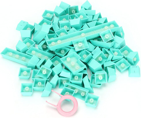 PBT Keycaps, 108 Keys P9 Mechanical Keyboard Key Backlit Key Character Translucent Key DIY Keycaps,for 61/64/87/104/108 Key Mechanical Keyboards(C...