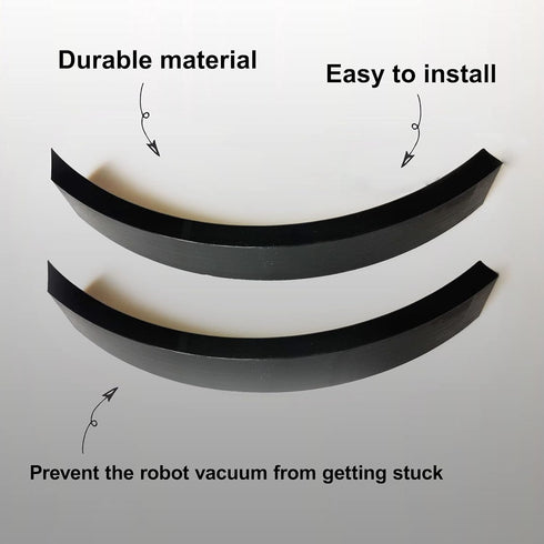 PIAOLGYI 2PCS Bumper Extender for Robot Roomba Vacuum Prevent Vacuum Cleaner from Getting Stuck (Tall 1.5 Inch)...