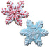 LILIAO Christmas Winter Snowflake Cookie Cutter Set - 2 Piece - 4 and 3.7 inches - Stainless Steel...