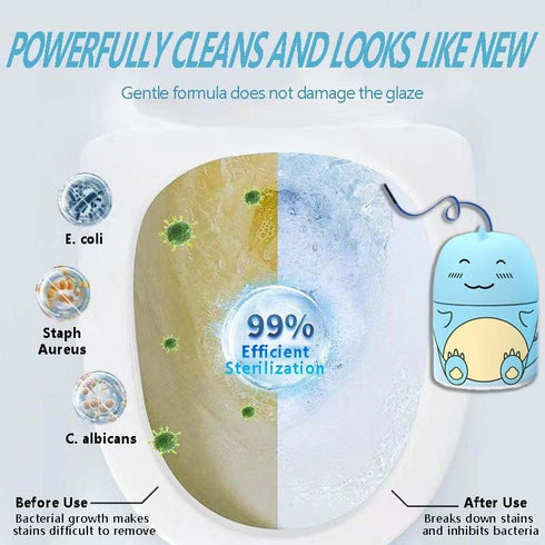 Toilet Bowl Cleaners, Toilet Tank Cleaner,Crazy Clean Toilet,Toilet Cleaner,Dinosaur The Works Toilet Bowl Cleaner Easy to Use Leaving Your Toilet...