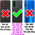 Compatible with TCL 30XE/30V/4X/20AX/20A/20R/Bremen 5G Wallet Case and Tempered Glass Screen Protector Flip Credit Card Holder Stand Cell Phone Co...