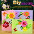 QIAONIUNIU Card Making Kits DIY Handmade Greeting Card Kits for Kids, Christmas Card Folded Cards and Matching Envelopes Thank You Card Art Crafts...