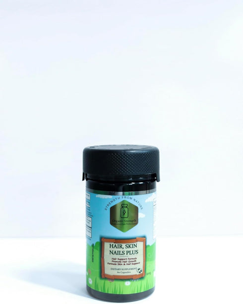 Hair, Skin, Nails Plus Capsules: Unlock Your Natural Beauty from Within! 5000mcg of Biotin, Vitamin B1, B6, A, C, D, E, Folate 1467 mcg, Vitamin B...