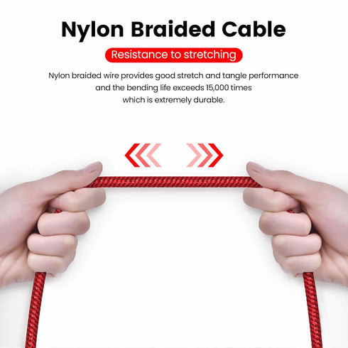 MOSWAG 1.64FT/0.5M 3.5mm Audio Aux Jack Cable to 3.5mm Aux Cable Male to Male Aux Cord Nylon Braided Stereo Jack Cord for Phones,Headphones,Speake...