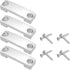 Ayaport Footman Loop 1 inch Bimini Top Strap Pad Eye 316 Stainless Heavy Duty Pad Eye Hook for Boat, Cooler tie down, battery hold down, Marine Ha...